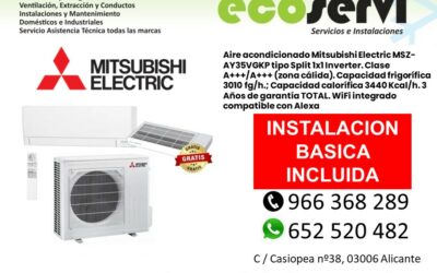 Aire Acondicionado Alicante Split Mitsubishi Electric Mitsubishi Electric MSZ-AY35VGKP