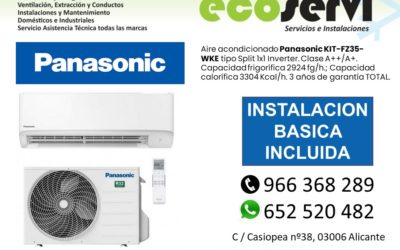 Aire Acondicionado Alicante Split Panasonic KIT-FZ35-WKE R32